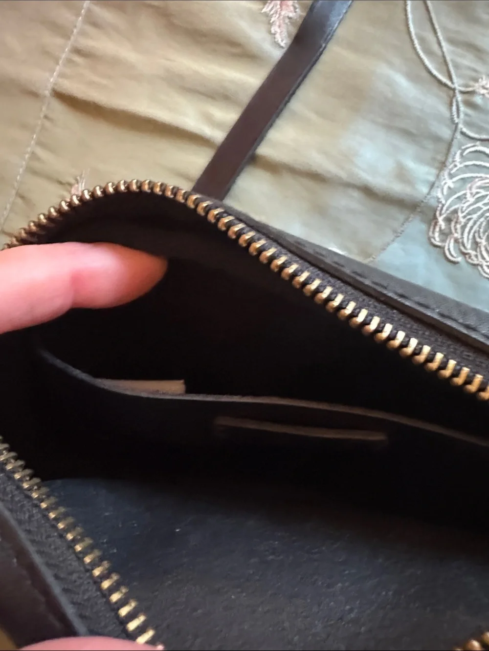 Madewell Black Leather Crossbody with Front Pouch